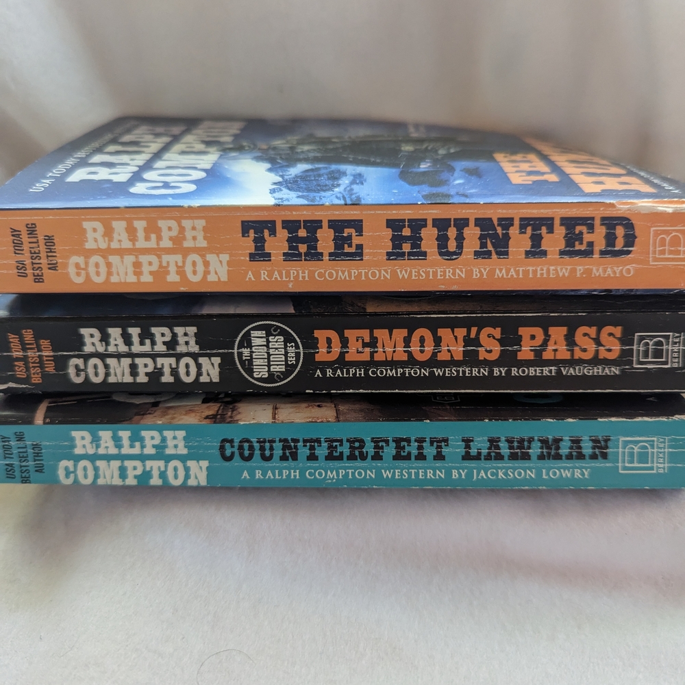 Western Book Set - Orange, Black, Blue